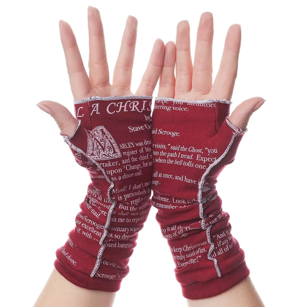 A Christmas Carol Writing Gloves