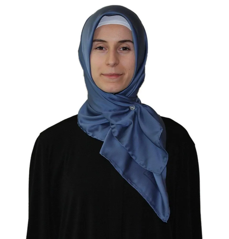 Aker Satin Square Hijab Scarf 6385 921