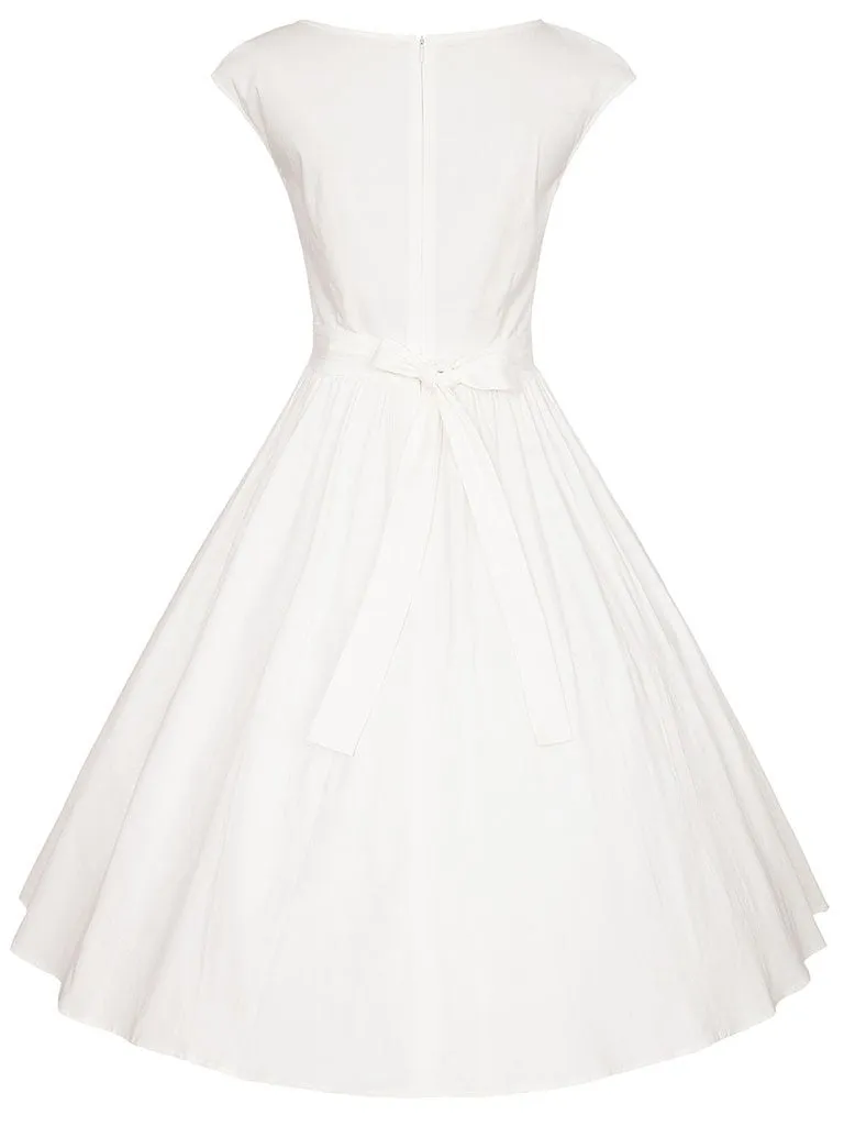 Audrey Hepburn Same Style Cotton 50s Dress