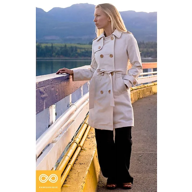 AUDREY Organic Cotton Trench Coat