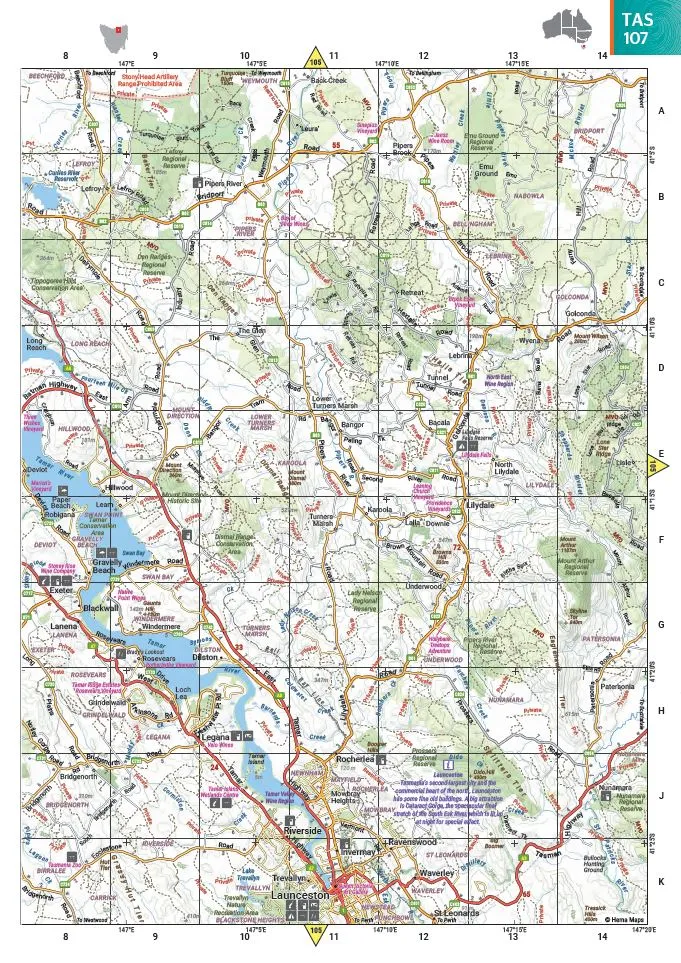 Australia Road & 4WD Easy Read Atlas - 292 x 397mm (13th Edition)