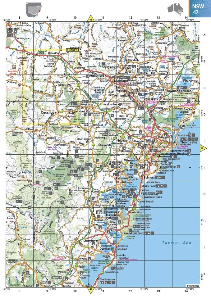 Australia Road & 4WD Easy Read Atlas - 292 x 397mm (13th Edition)