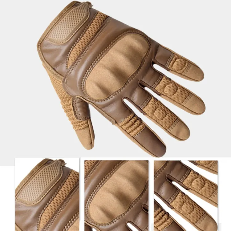 B28 Outdoor Rding Motorcycle Protective Anti-Slip Wear-Resistant Mountaineering Sports Gloves, Size: XL(Wolf Brown)