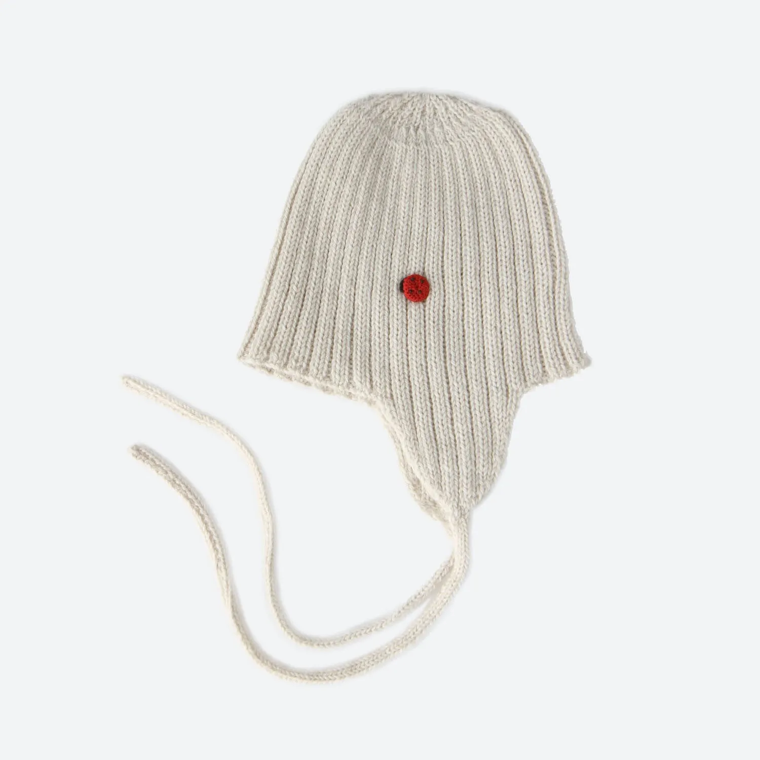 Baby & Kids Alpaca String Hat - Ivory