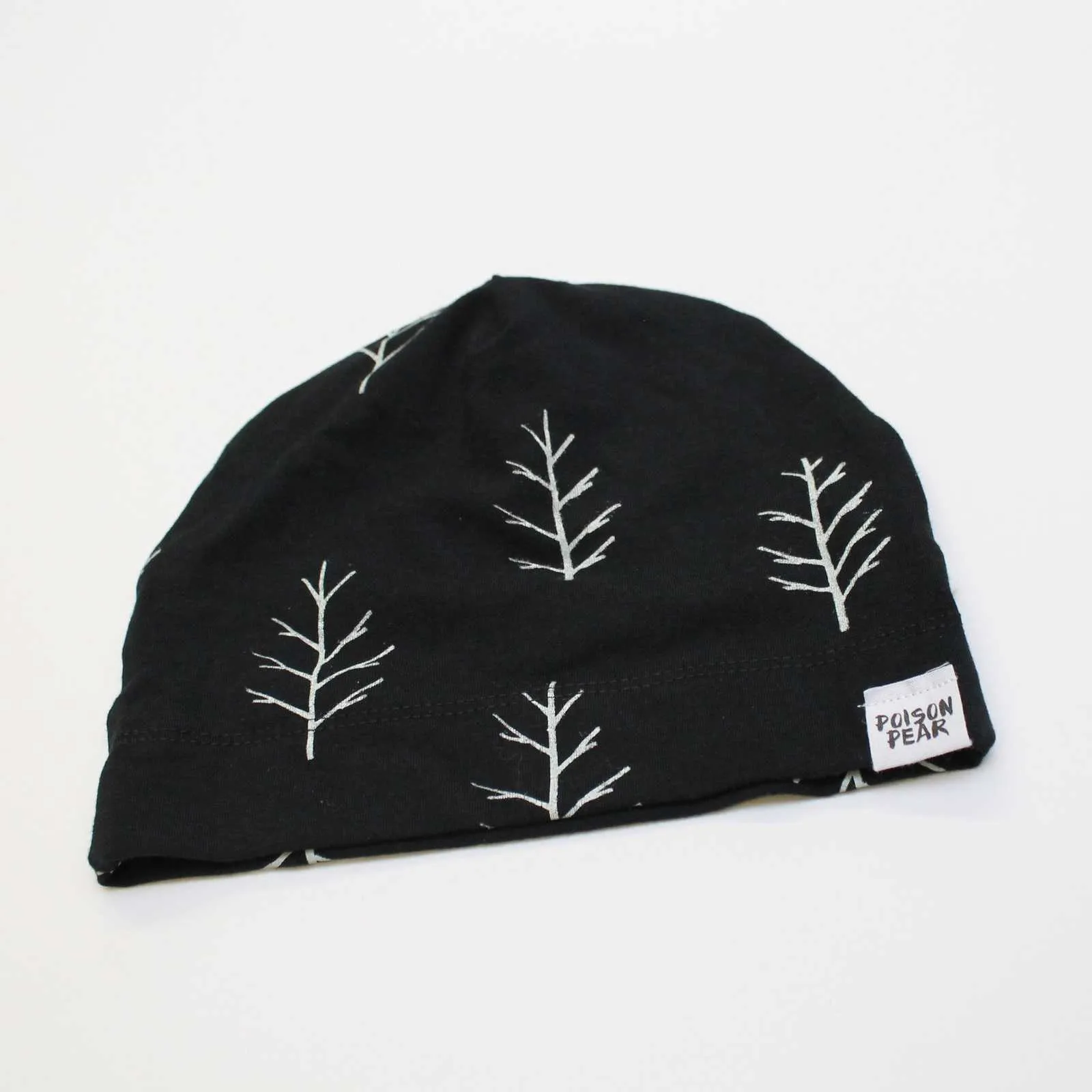 Baby Beanie Hat - Black Twigs