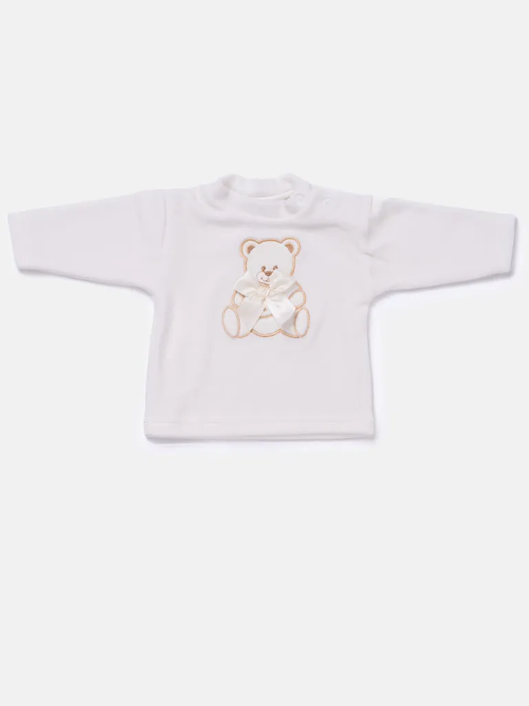 Baby Unisex 5-piece Teddy Gift Box Set - Ivory