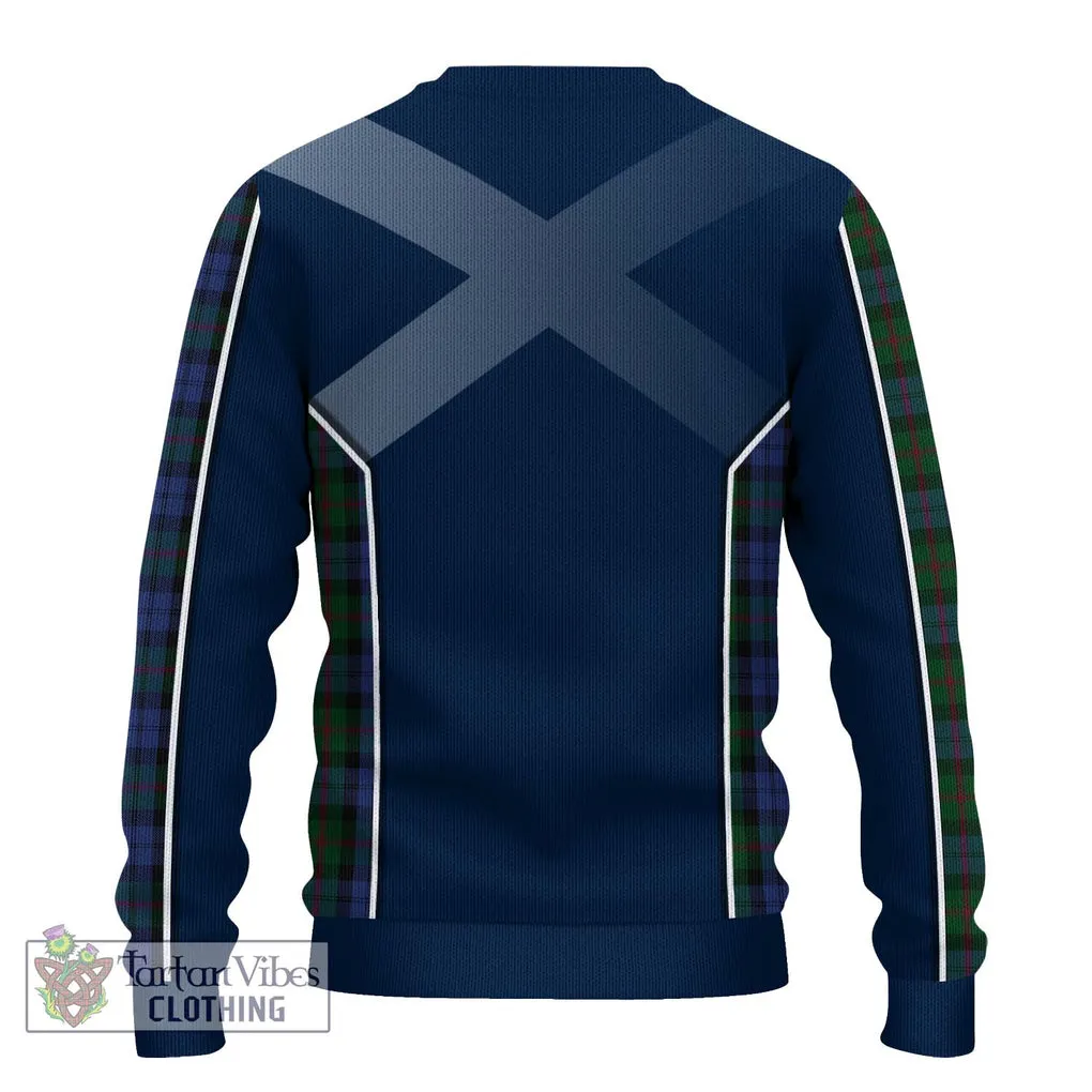 Baird Tartan Ugly Sweater with Family Crest and Lion Rampant Vibes Sport Style