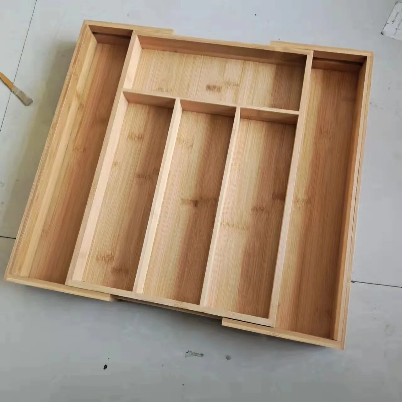 Bamboo Extendable Storage Box