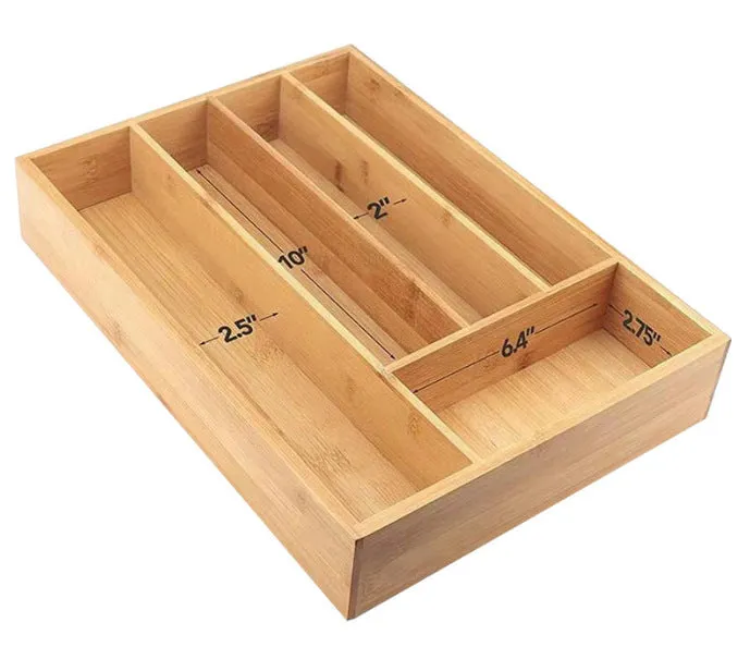 Bamboo Extendable Storage Box