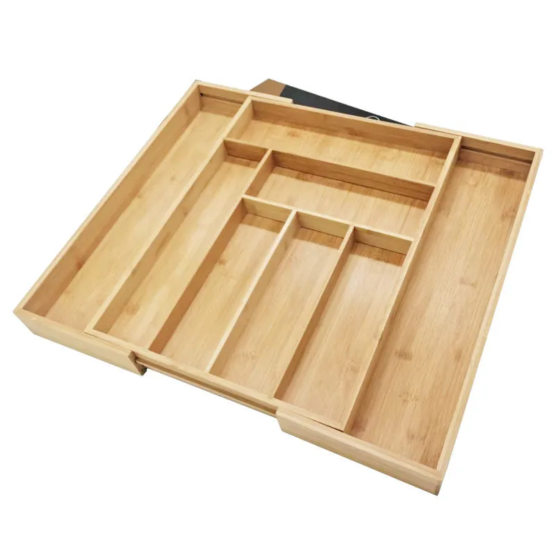 Bamboo Extendable Storage Box