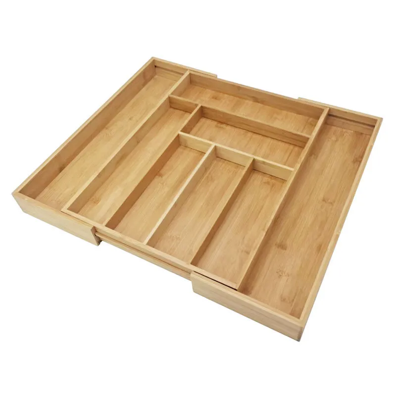 Bamboo Extendable Storage Box