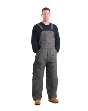 Berne Mens Flame Resistant Unlined Slate Bib Overall