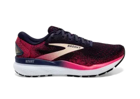 Brooks Ghost 16 (B Width) -  Peacoat/Raspberry/Apricot (Womens)