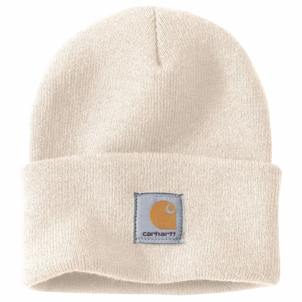 'Carhartt' Acrylic Knit Cuffed Beanie - Winter White