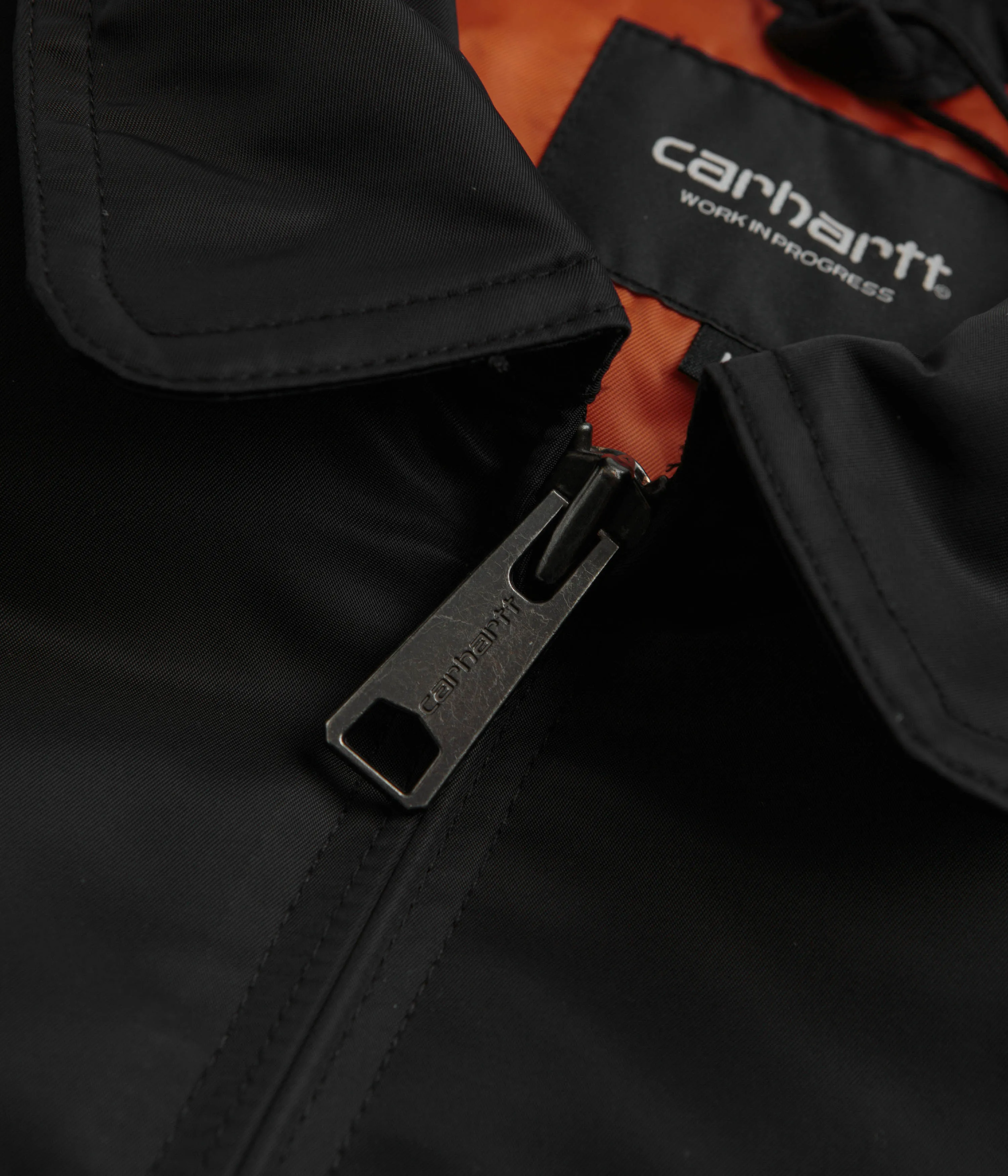 Carhartt Olten Bomber Jacket - Black / Turmeric