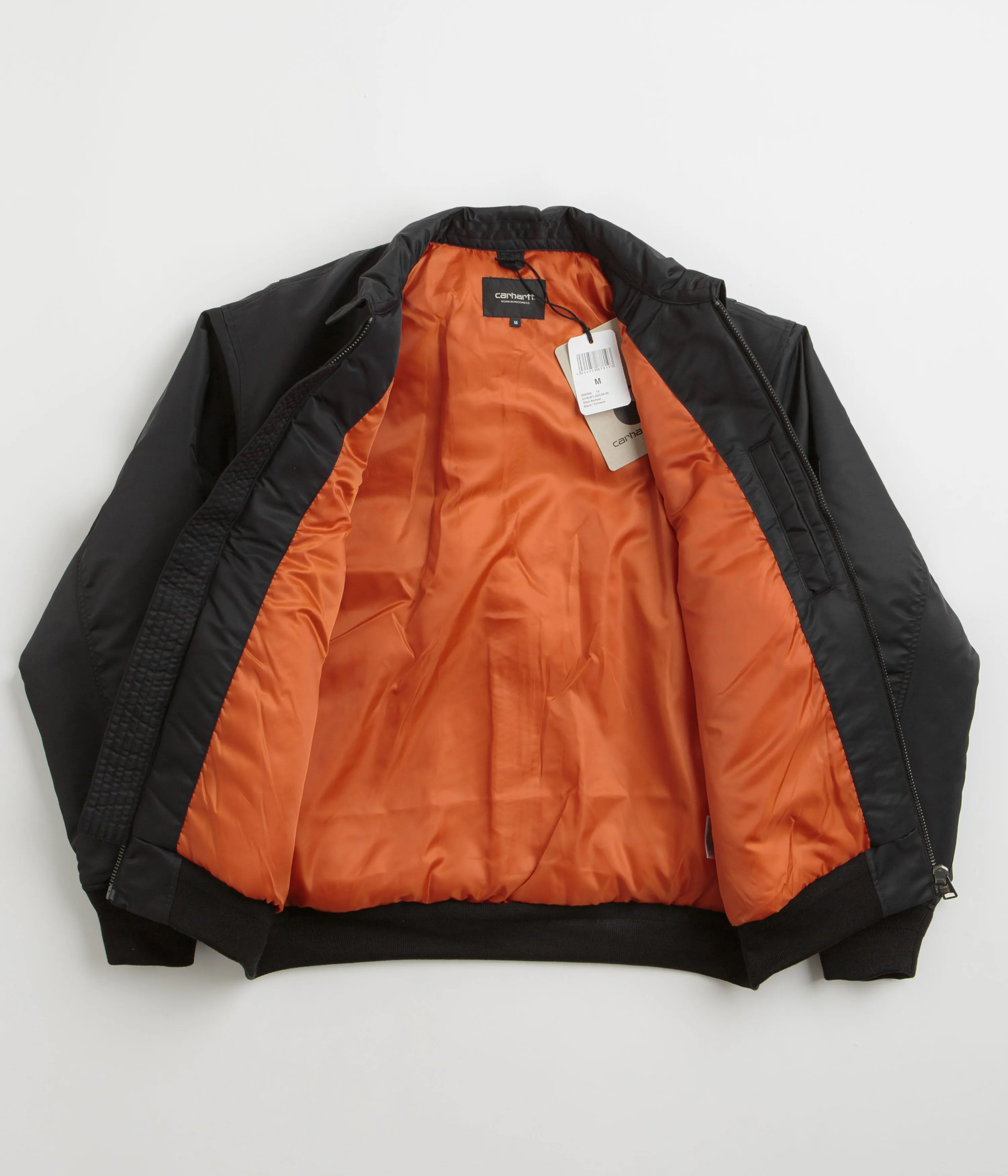 Carhartt Olten Bomber Jacket - Black / Turmeric