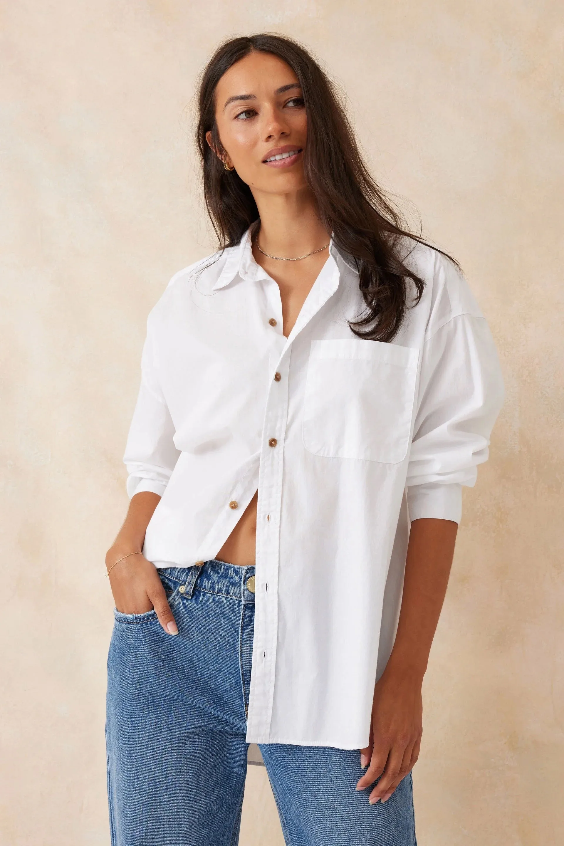 Ceres Life - Organic Cotton Oversized Shirt