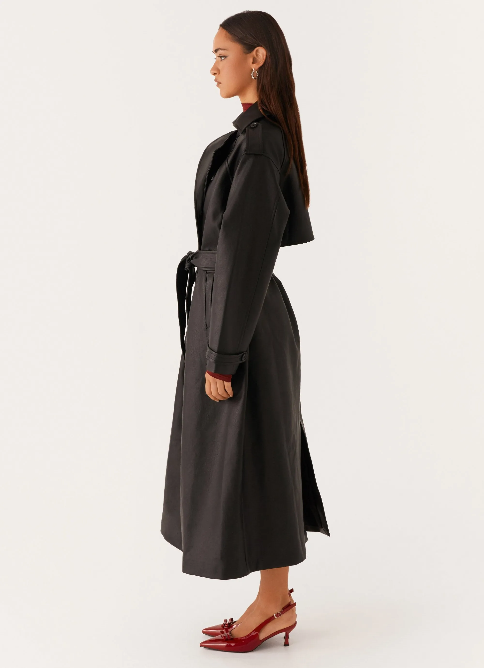 Cleveland Trench Coat - Black