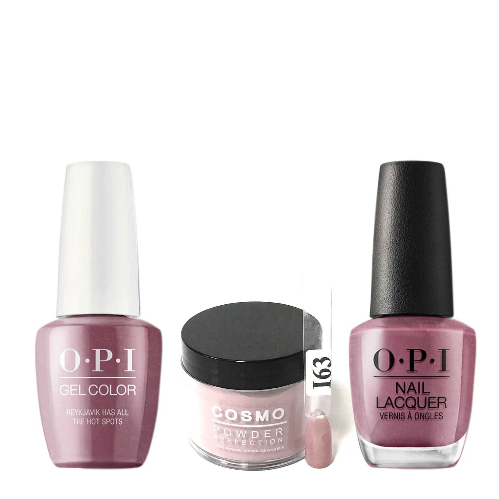 Cosmo 3in1 Dipping Powder   Gel Polish   Nail Lacquer (Matching OPI), 2oz, CI63