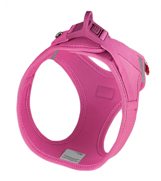 Curli D Clasp Harness Air-Mesh Fuschia XL