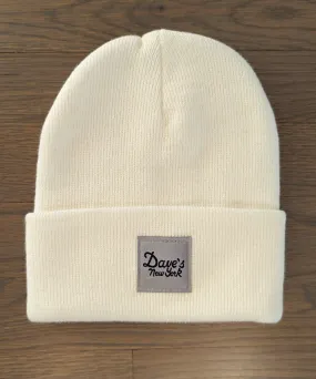 Dave's New York Vintage Logo Beanie - Natural