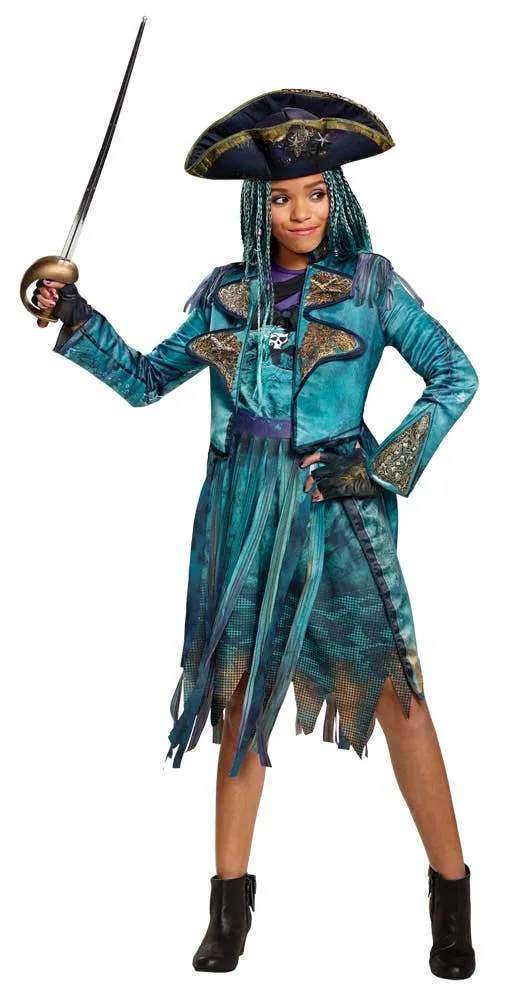 Disney Descendants 2 Girls Deluxe Uma Book Week Costume