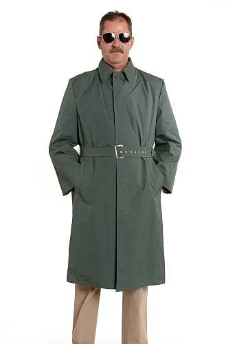 East German DDR Police Rain Trench Coat