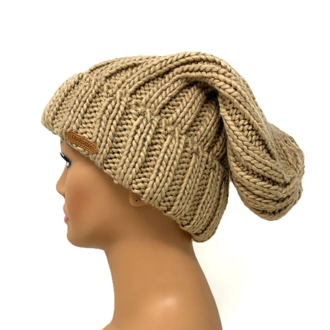 Empire Cove Cable Knit Long Beanie Braided Slouch Cuffed Womens Winter Warm