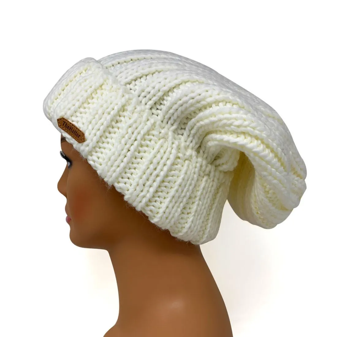 Empire Cove Cable Knit Long Beanie Braided Slouch Cuffed Womens Winter Warm