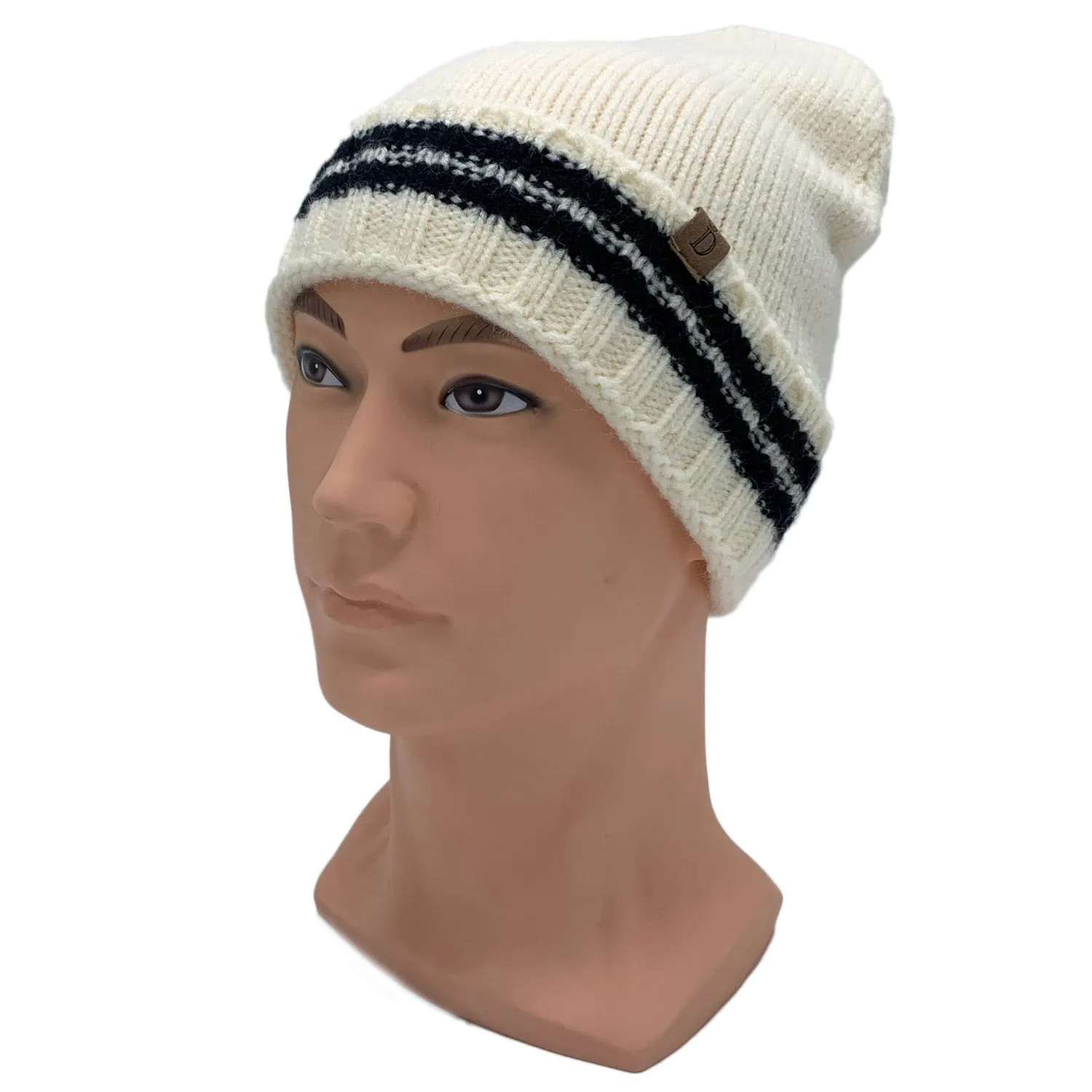 Empire Cove Winter Set Knit Striped Beanie and Touch Screen Gloves Gift Set