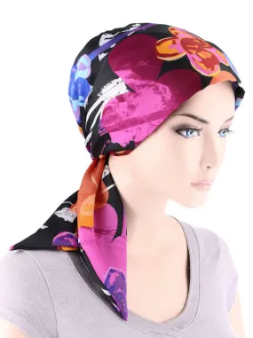 Fashion Scarf Plum Water Floral