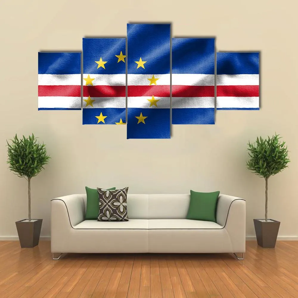 Flag Of Cape Verde Canvas Wall Art