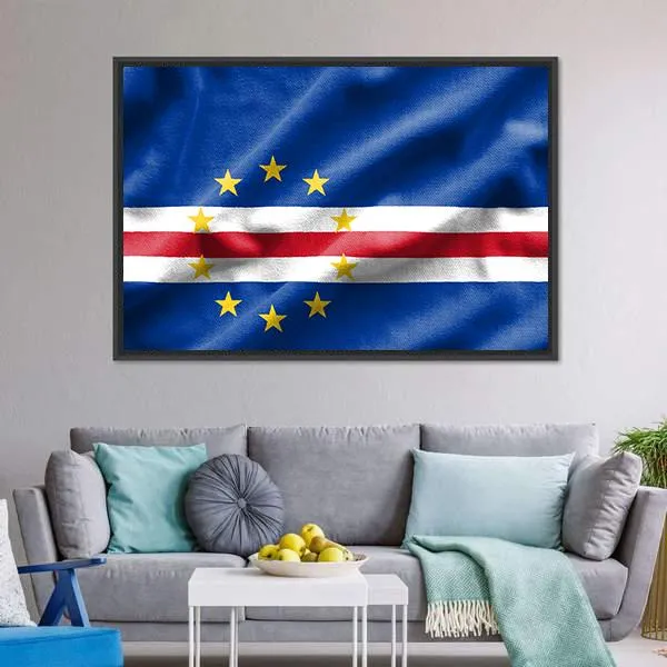 Flag Of Cape Verde Canvas Wall Art