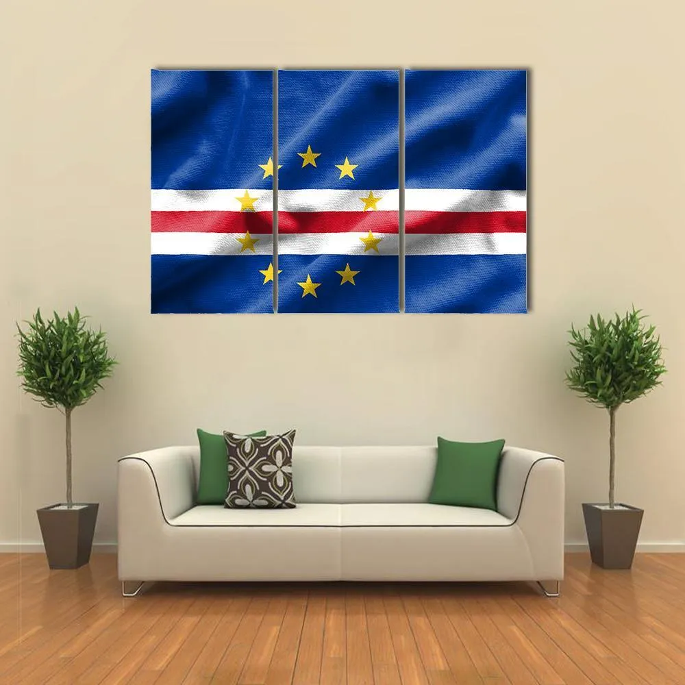 Flag Of Cape Verde Canvas Wall Art