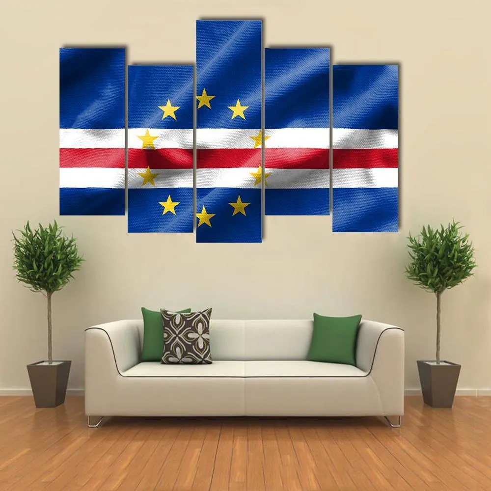 Flag Of Cape Verde Canvas Wall Art