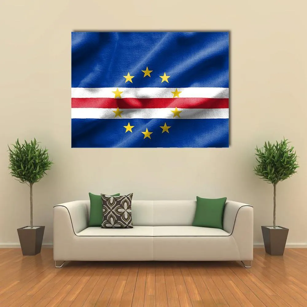 Flag Of Cape Verde Canvas Wall Art