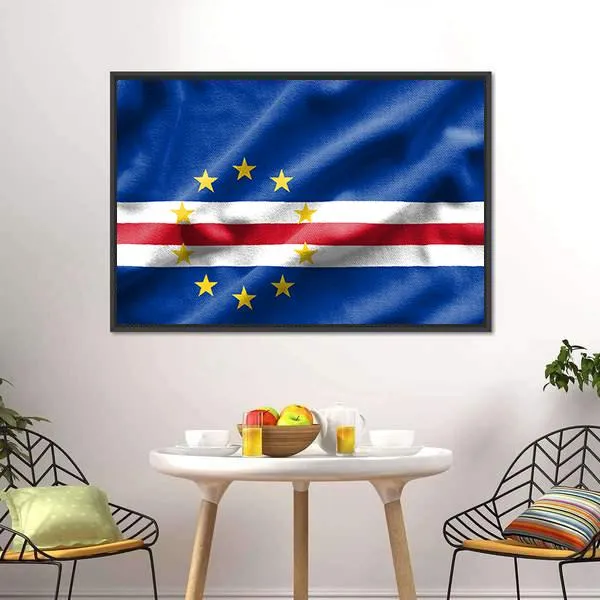 Flag Of Cape Verde Canvas Wall Art