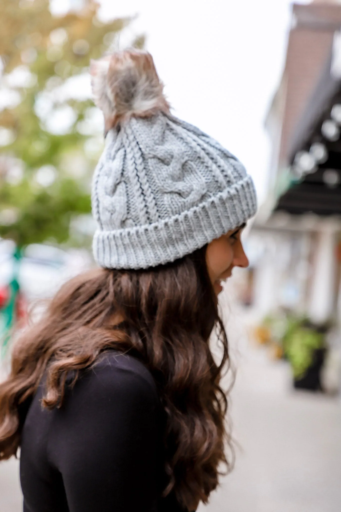 Fleece-Lined Knit Beanie