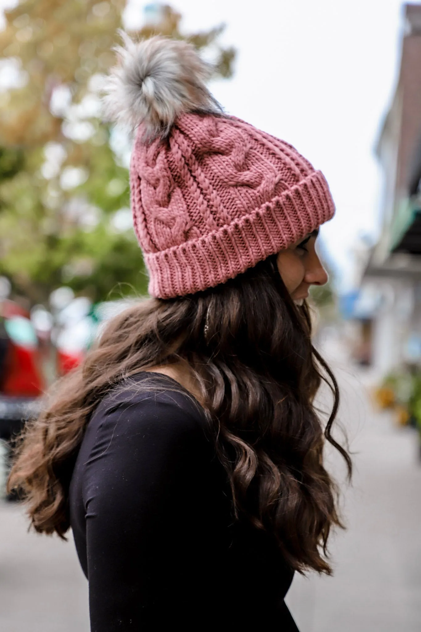 Fleece-Lined Knit Beanie