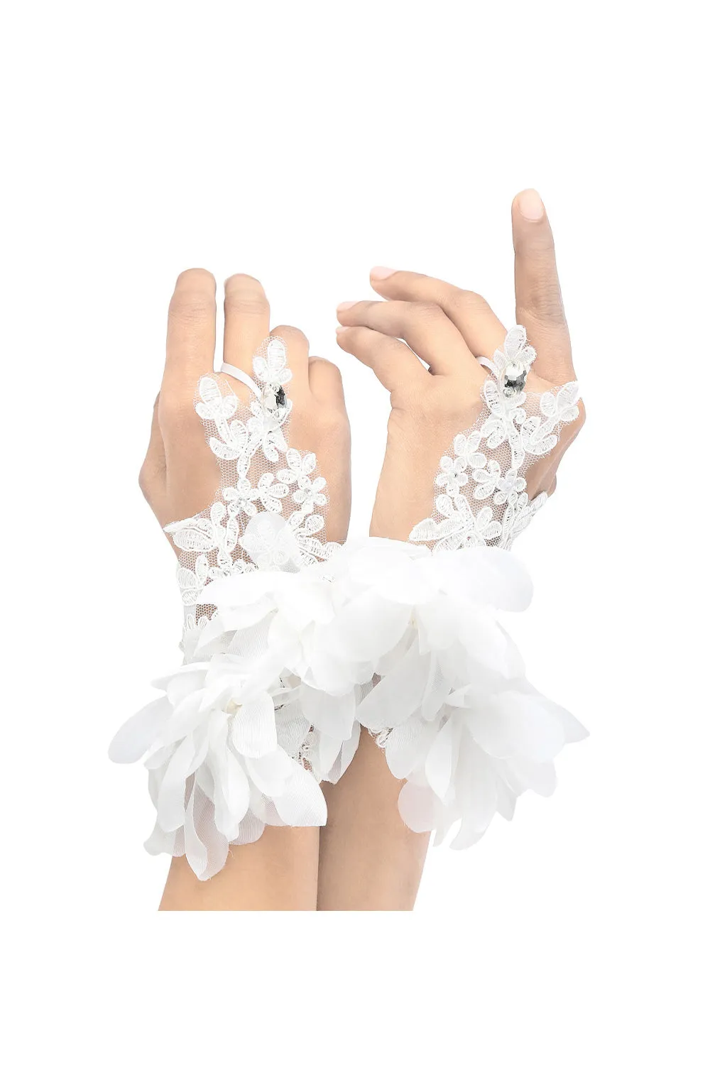 Flower Lace Gloves