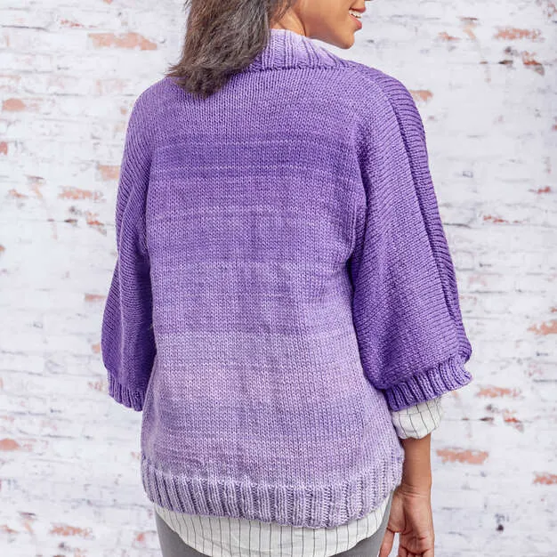 Free Knit Kimono Style Jacket Pattern