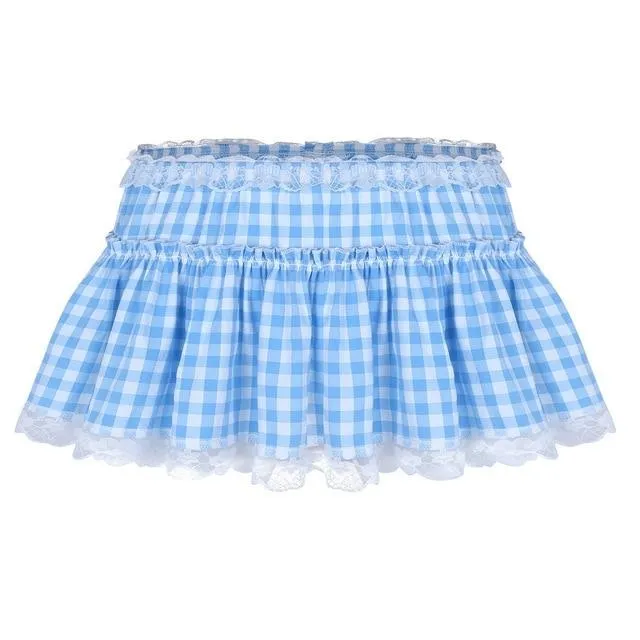 Gingham Micro Skirt