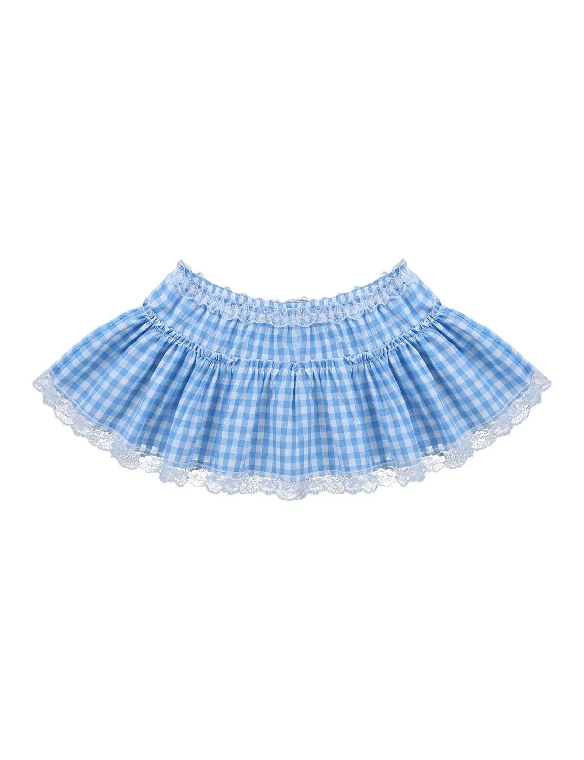 Gingham Micro Skirt