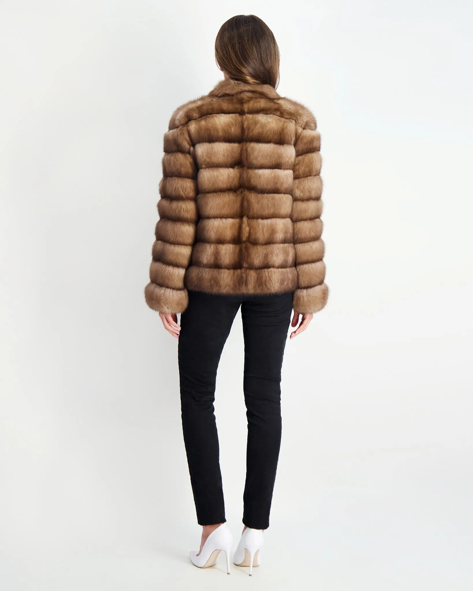 Horizontal Russian Sable Jacket