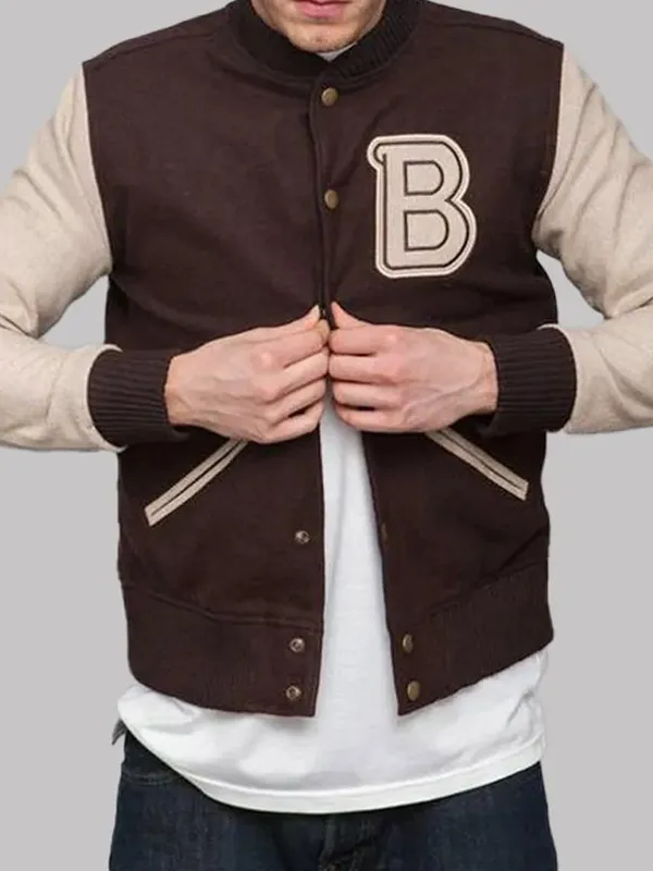 Hotline Miami Flight Brown Varsity Jacket