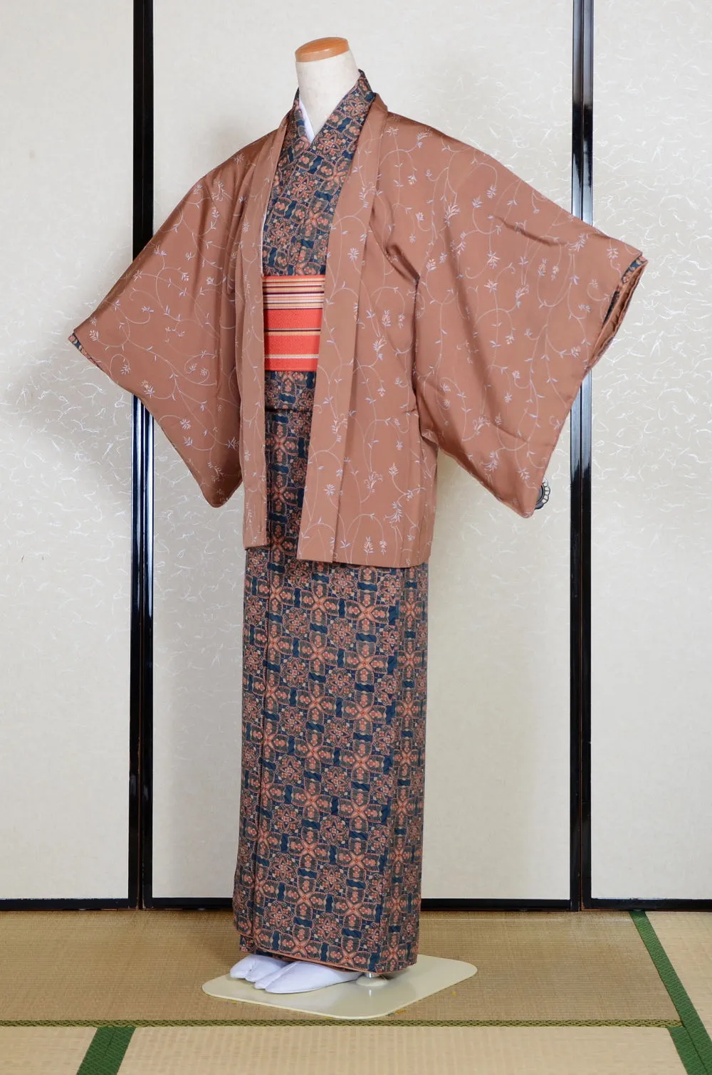 Japanese kimono & jacket 5 items set / SK #1-714