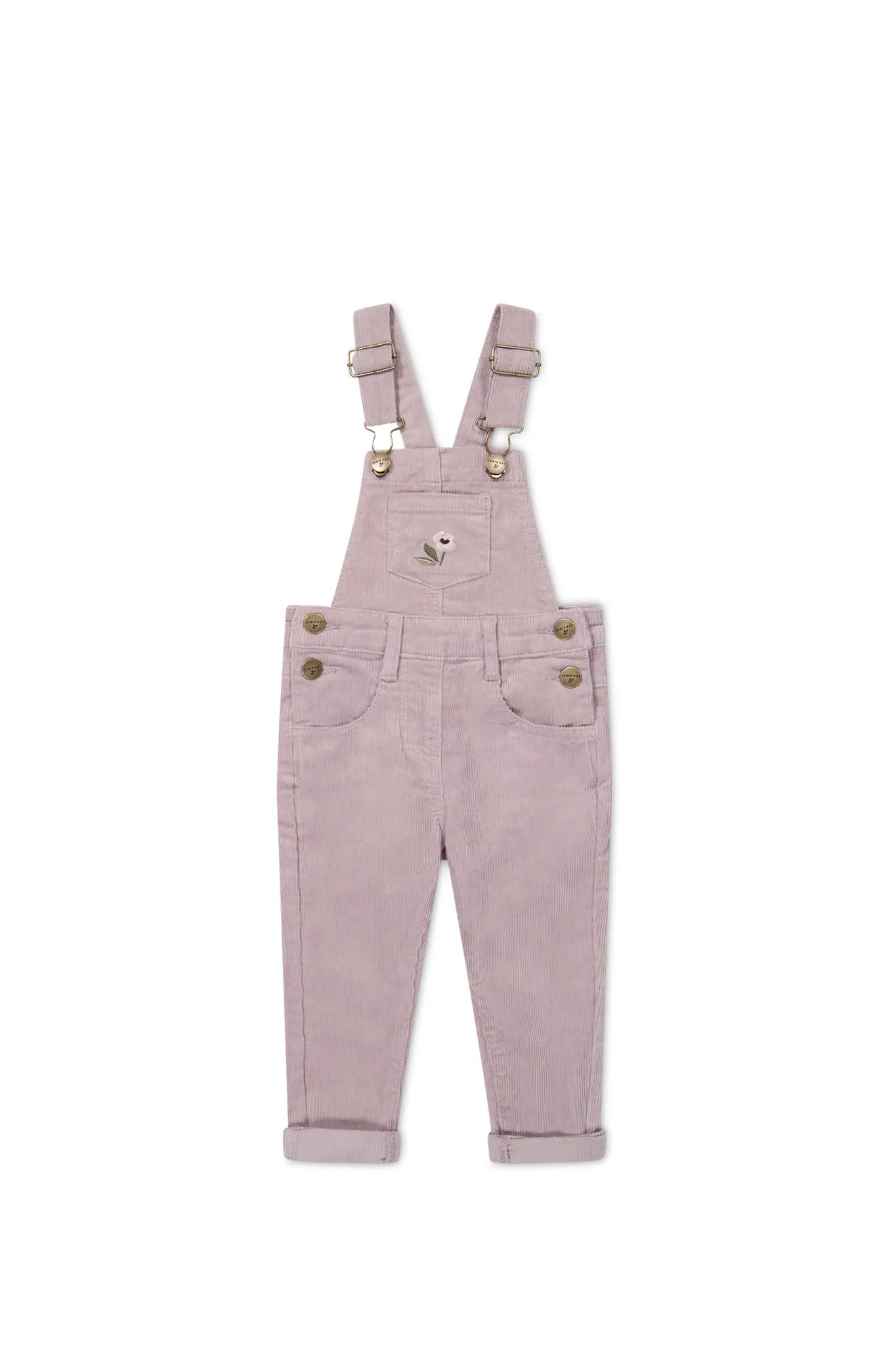 Jordie Cord Overall - Heather Haze Petite Goldie