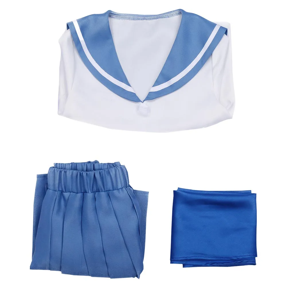 KILL la KILL Mako Mankanshoku Japanese School Sailor Uniform Skirt Outfit Halloween Carnival Costume Cosplay Costume