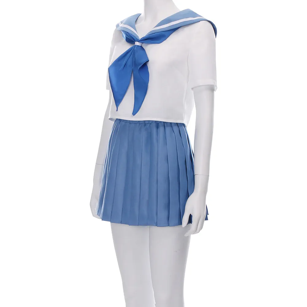 KILL la KILL Mako Mankanshoku Japanese School Sailor Uniform Skirt Outfit Halloween Carnival Costume Cosplay Costume