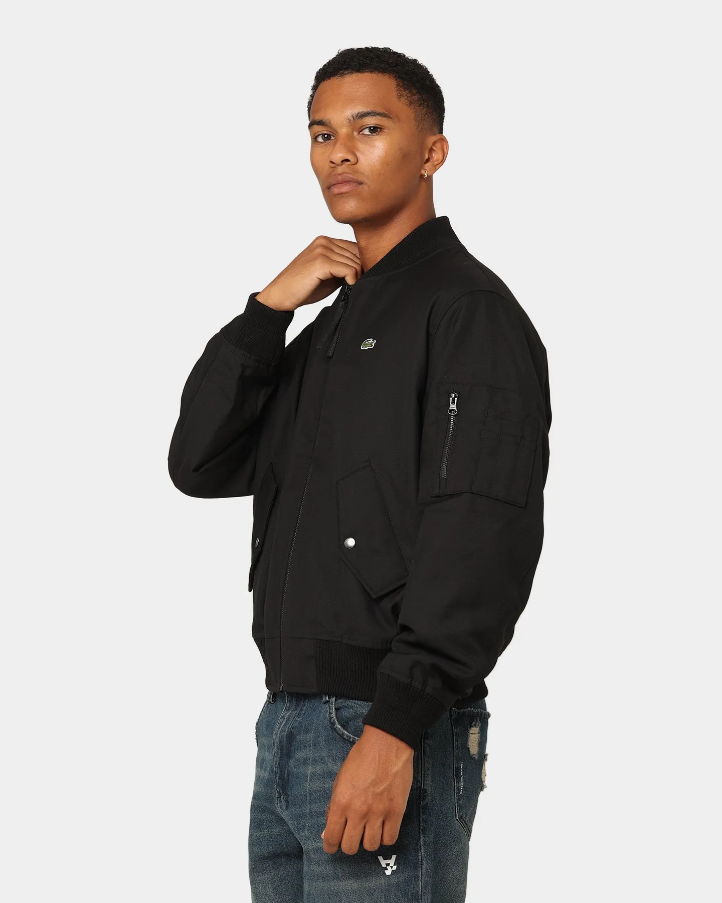 Lacoste Graphic Icons Bomber Jacket Black